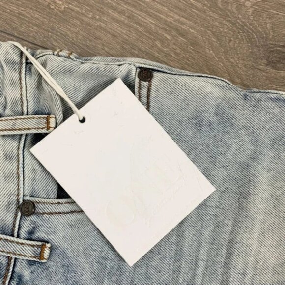 Free People One Teaspoon Skinny Jeans Straight Leg distressed light wash Size 28 - Picture 11 of 15